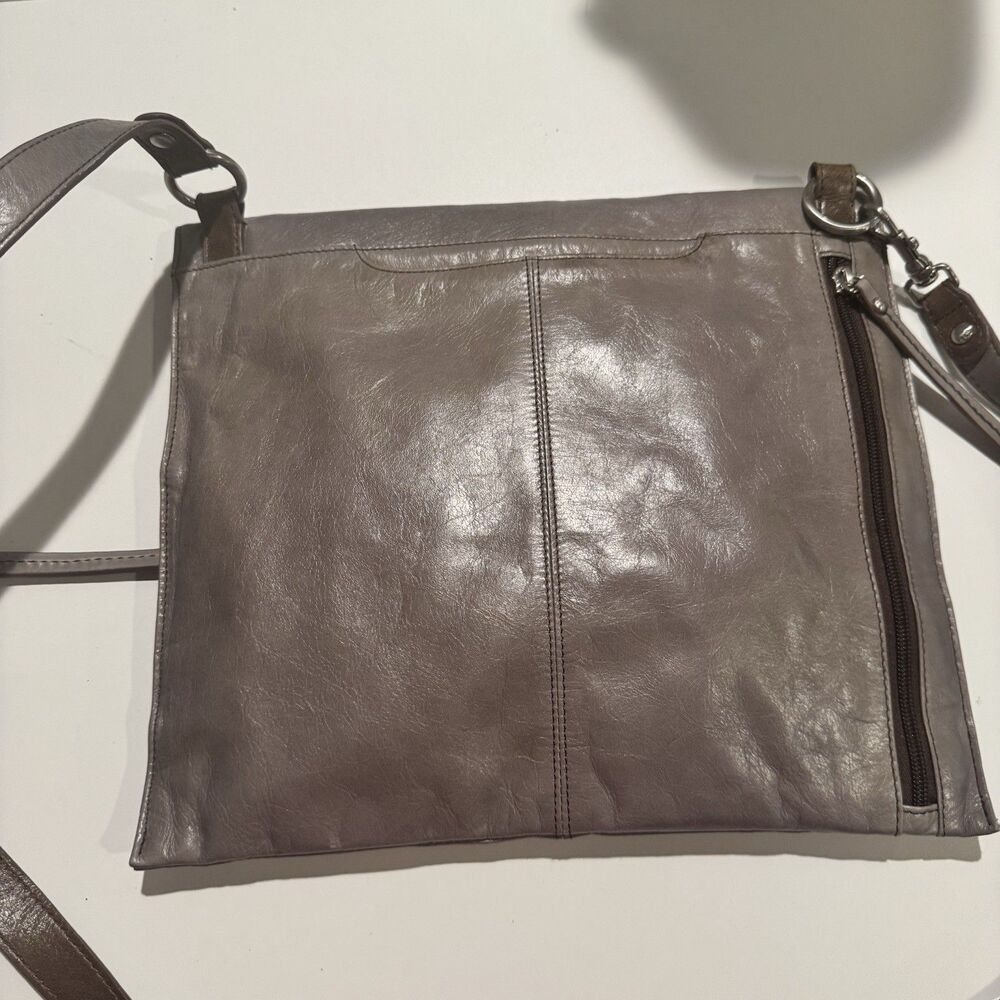 Hobo Brand Hobo Leather Shoulder Bag GREY